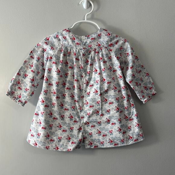 Baby Bonpoint Long Sleeve Floral Dress Size 2 - Picture 2 of 6